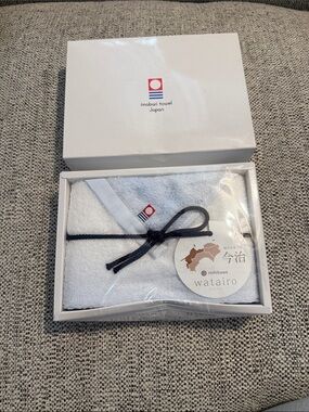 Imabari Towel Japan Light Blue Hand Towel